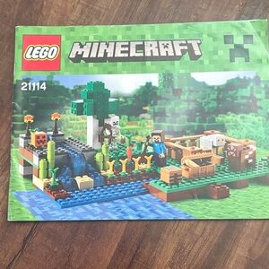 LEGO Minecraft Farm Adventure instructions only